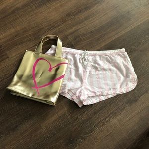 💕Victoria Secret Bundle. Pajama Shorts/Tote